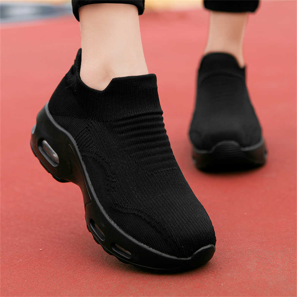 Stocking Big Size Yellow Women's Tennis Shoes Mary Jane Flat Boots Women Flat Sneakers Sports Authentic Daily Sunny Design