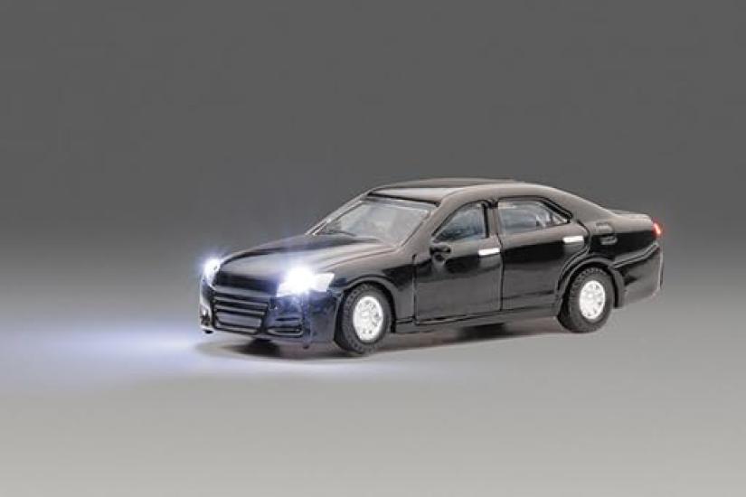 KATO N Gauge Just Plug Sedan Black Diorama Supplies 24-684A