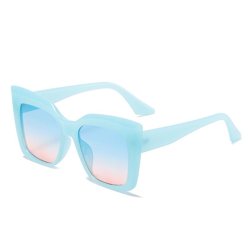 Trendy Colorful Cat Eye Sunglasses for Women - 2021 European & American Street Style