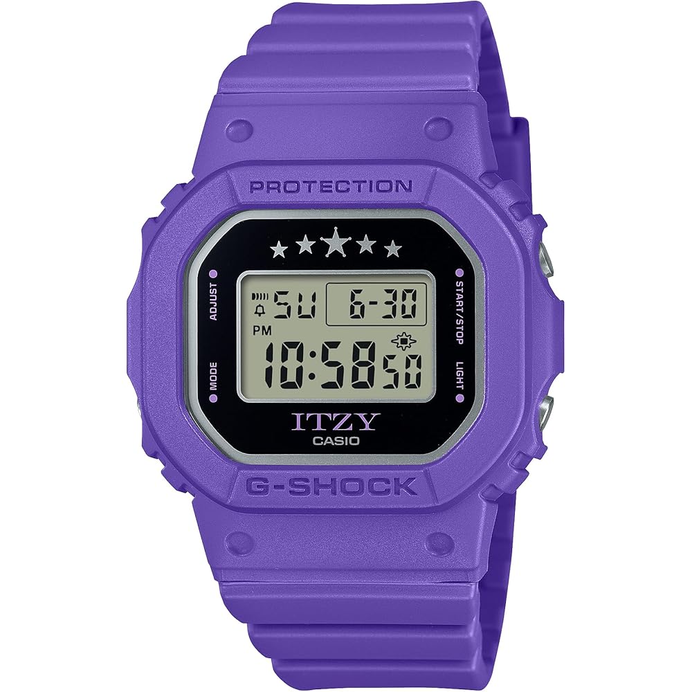 Casio G-Shock Коллаборация ITZY Часы среднего размера Экологически чистый материал GMD-S5610IT-6JR Женские Фиолетовые