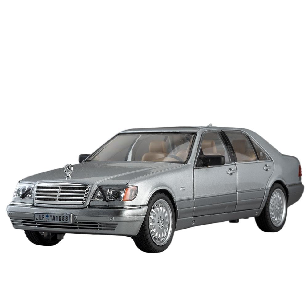 1/24 Mercedes Benz W140 S320 Diecast Classic Car Model Sound & Light Kids Gift