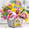 20Pcs/Set DIY Wooden Easter Ornaments To Paint Blank Ropes Unfinished Wood Egg Cutouts Ornament Crafts Hanging Decorations