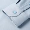 Caizi Men's Business Classic Blue Long-Sleeve Shirt