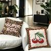 Fashion cool Leopard Print Pillow Anime Pillow Sofa Bed Head Pillow Cover Cushion Cover 45x45 cm Fashion