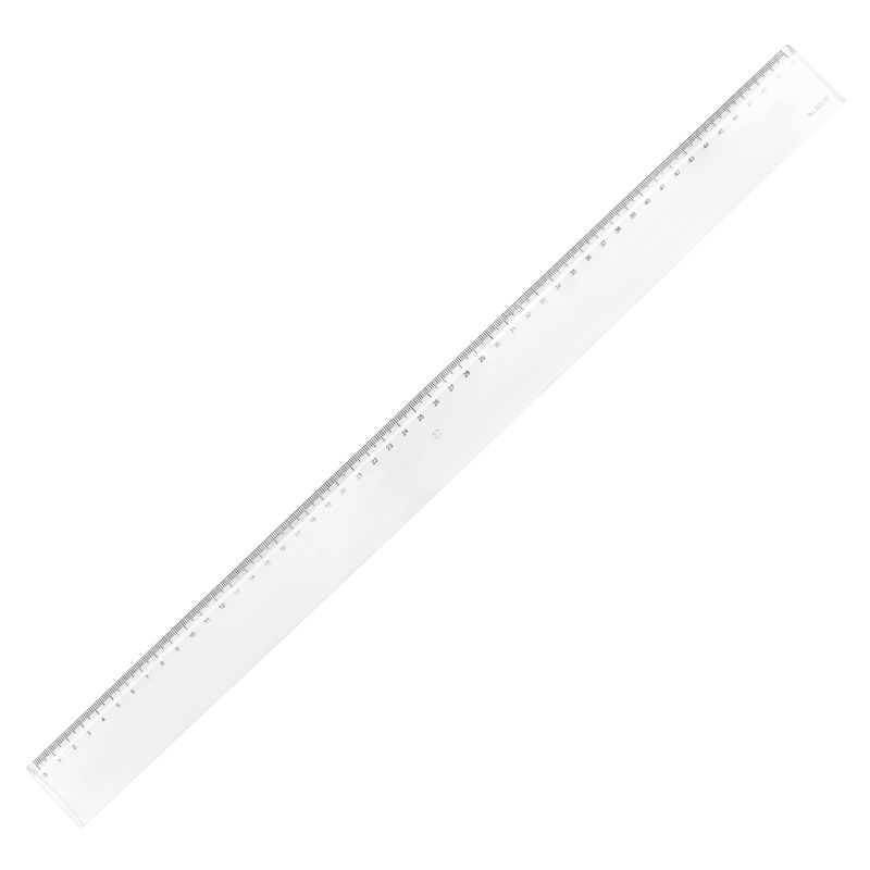 

C-Convenient-50Cm Clear Plastic Measuring Long Straight Centimeter Ruler