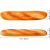Healifty Artificial Bread Simulation Food - Fake Dessert Decor for Window Display and Photo Props