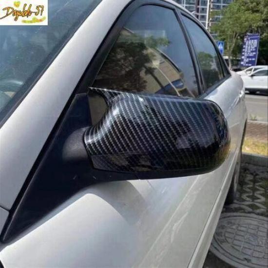 Fit For Mazda 3 Mazda 6 2003-2008 Pair Carbon Fiber Side Rear View Mirror Cover