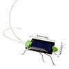 Solar Powered Grass-hopper Toy for Kids Outdoor Educational Insect Model with ABS Material and Solar Panel