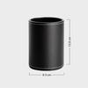 New PU Leather Pen Holder Round/Square Large-capacity Stationery Storage Holder Portable Desktop Organizer Student Gift
