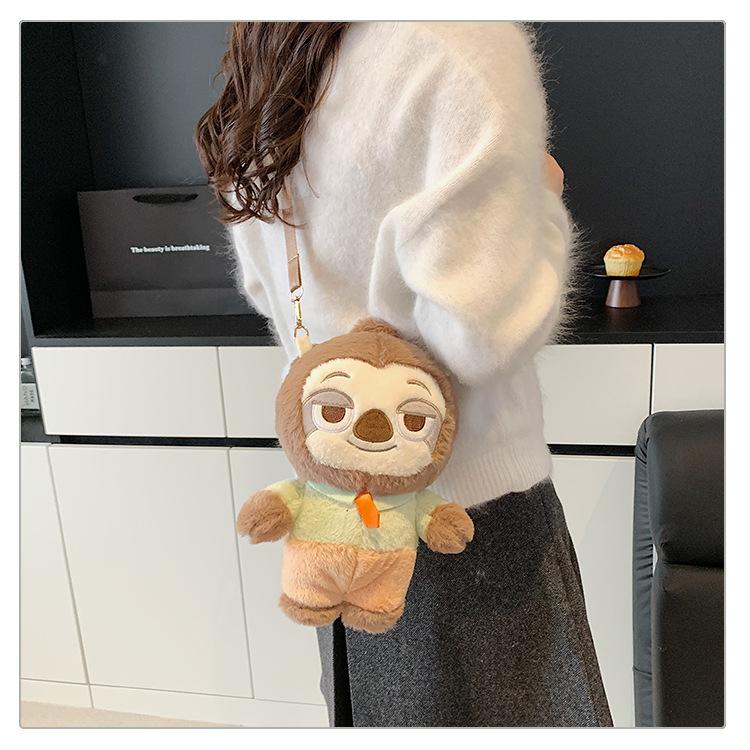 

Cartoon Judy from Zootopia, Rabbit Crossbody Bag, Fox Phone Bag, Trendy Shoulder Bag 0175