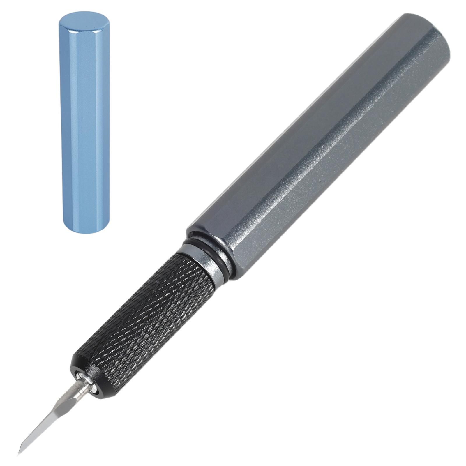 Portable Model Scriber with Tungsten Steel Blade Ergonomic Model Scribing Chisel for Automobile and Airplane Kit Model Scriber