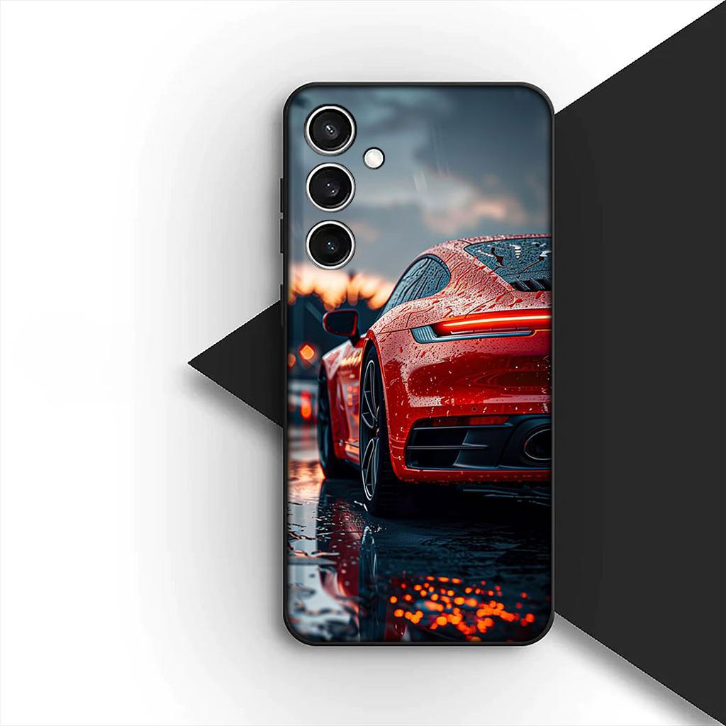 Supercar Super Car Cartoon Taillights Phone Case for Xiaomi Redmi Note 12 11 10 A3 Pro 10A 10C 12C Note12 5G 4G Protective Cover