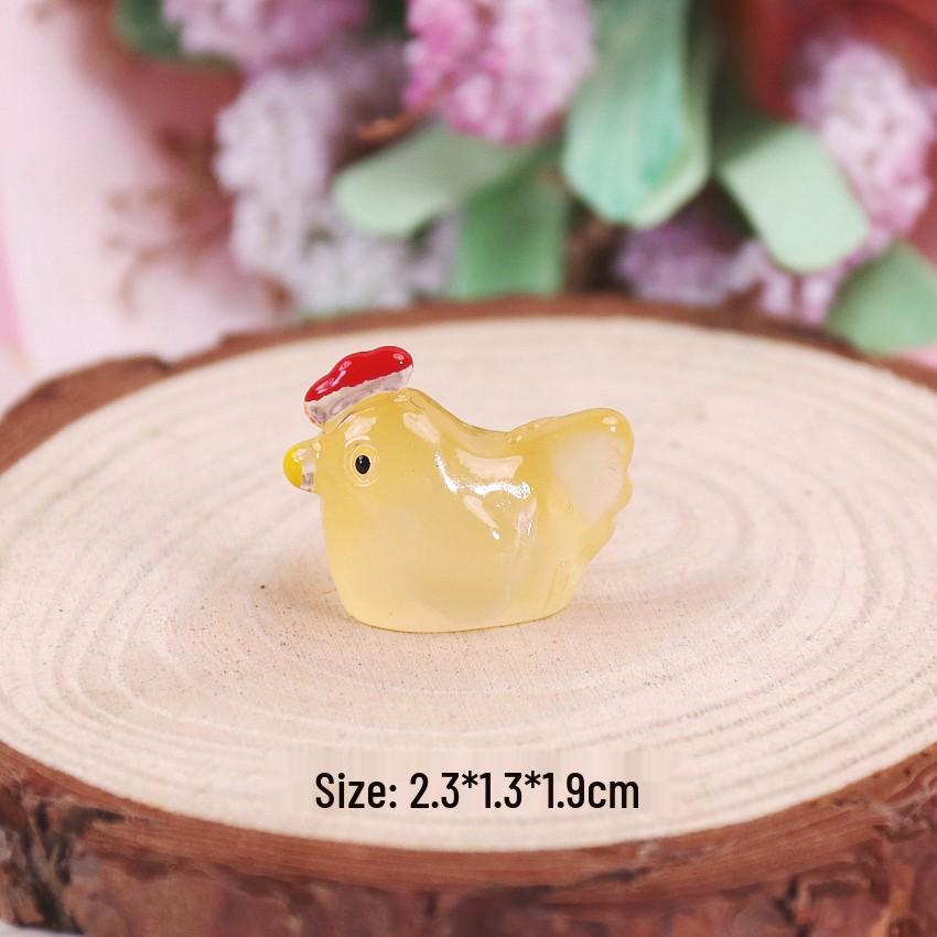 DIY 3D Luminous Chick Resin Ornaments: Micro Landscape and Photography Props with Small Animal Designs