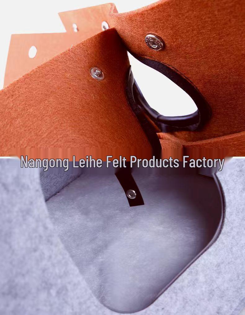 Multifunktionales tragbares Filz-Katzenbett: Waschbar, Faltbar, Warm und Bequem