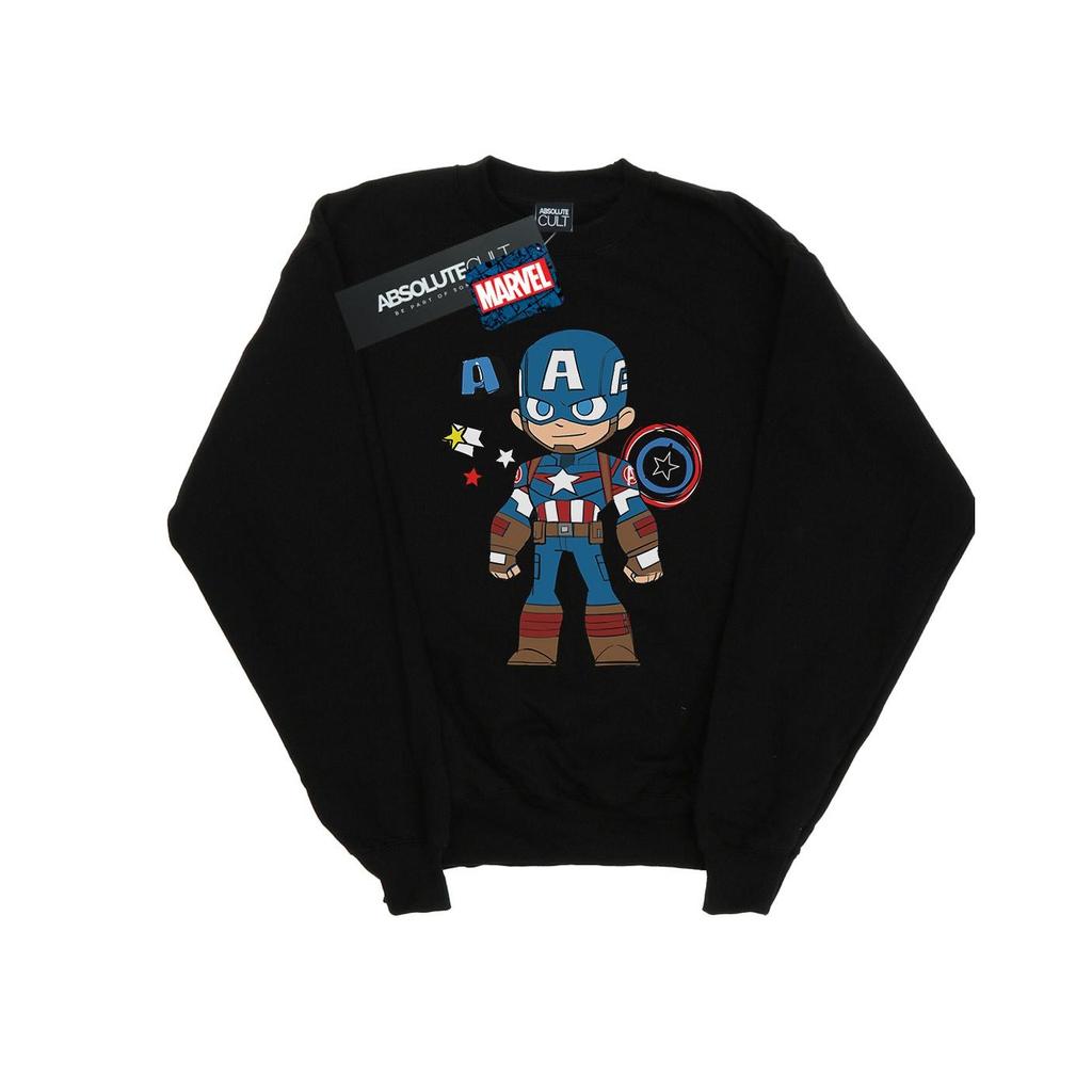 Marvel Mens Captain America Sketch Sweatshirt