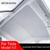 Roof Sunshades for Model Y 2025 Juniper Model 3 Sunroof Shade Sunshade Roof Sun Shade for 2024-2025 Tesla Model 3 Highland