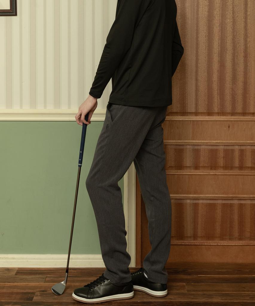 SELITIO Men'S Classic Straight Fit Pants Grey