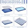 Dog Potty Training Tray Easy To Clean Puppy Pad Holder Tray Reusable Dog Potty Extra Large Dog Toilet Tray for Pets Up Products