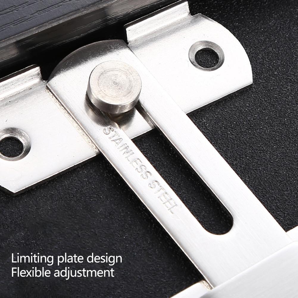 Multi-Purpose Sliding Door Cabinet File Cabinet Furniture Lock Bolt 90 Degree Easy Install