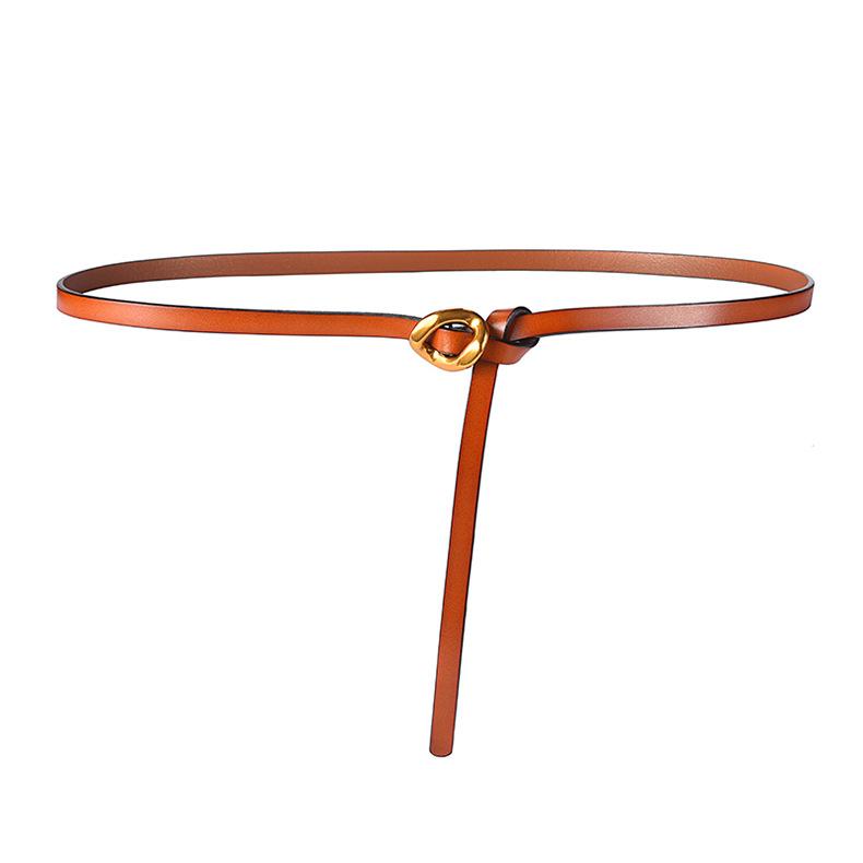 

Women S Leather Belt Women S Thin Belt Decoration With Dress Thin Belt Small Fragrant Wind Waist Chain Retro Belt Waist Accessories