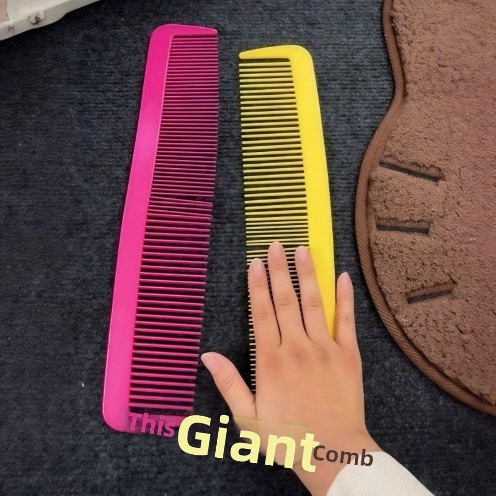 Hair Detangling Massage Straight Hair Comb Plastic Massage Combs Giant Comb  Stress-relieving Toys