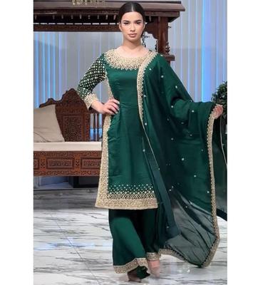 Party Wear Bollywood Salwar Suit Indian Women Designer Salwar Kameez Palazzo Set Ethnic Wear