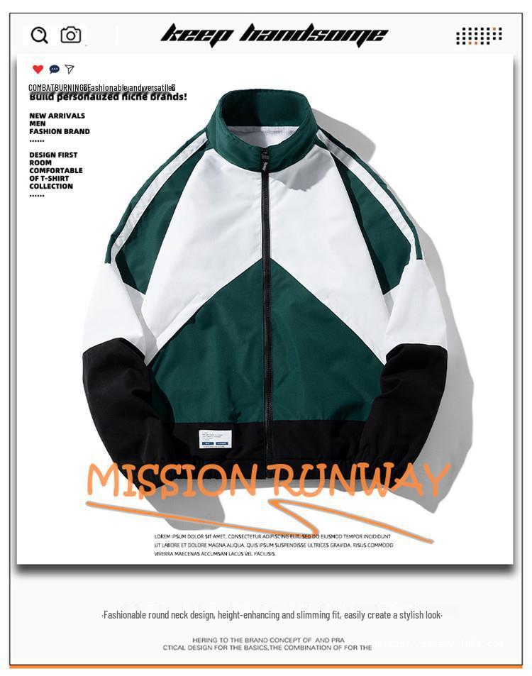 2024 Men's Spring & Autumn Casual Slim Fit Breathable Jacket