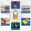 1PC Lock 32mm/0.96inch Padlock for Travel Bag, Gym Locker Padlock with Keys