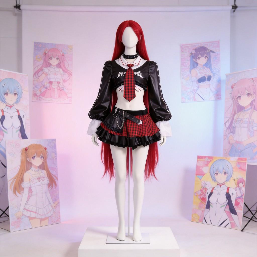 Kyou No Asuka Show Cosplay Kostüm Aus Polyesterstoff Für Anime Rollenspiele