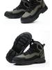 Men's Water-Resistant High-Top Boots with Ankle Support, Anti-Smash, Anti-Puncture, and Comfortable for Labor Protection.