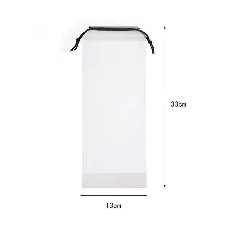 

Transparent Waterproof Drawstring Umbrella Storage Bag - Portable, Moisture-Proof, and Hand-Carry. 1-pack
