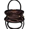 Women's Large Capacity Bright Leather Handbag - 2025 Autumn/Winter Stone Pattern Shoulder Bag