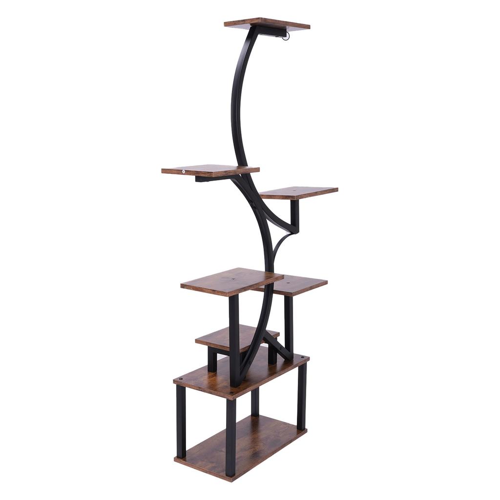 Plant Stand Indoor with Grow Lights Tiered Plant Shelf Corner Plant Stand Tree Shaped Flower Holder