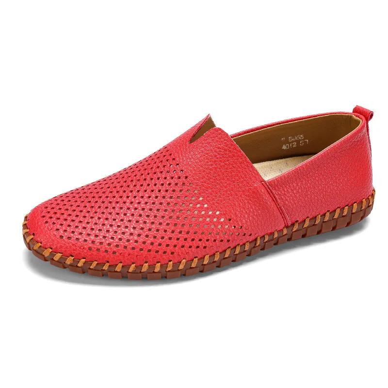 Fashion Men Shoes Handmade Casual Loafers 38-50 Casual Shoes New Summer Pu 2025 Loafers Men Zapatos De Hombre Summer Sandals for Man