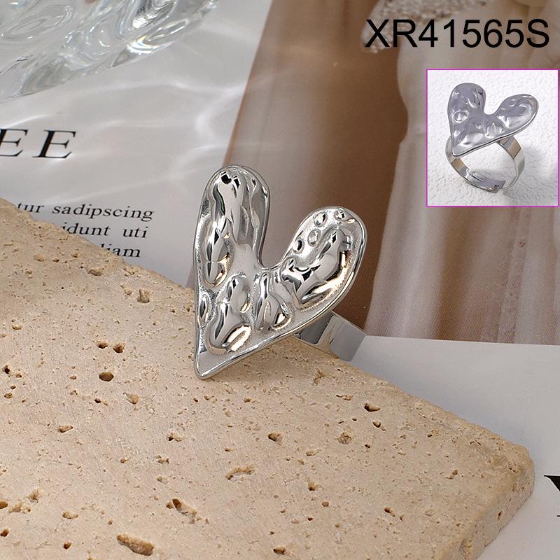 18K Gold Pearl Flower Open Ring - Women s Light Luxury Fashion in Stainless Steel.