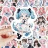 103 süße Aufkleber mit Loli-/Mädchenmotiven zur selbst gestalteten Dekoration von Notizbüchern, Planern, Wasserflaschen und Anime-Bastelarbeiten.