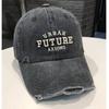 Cap Baseball Peaked Hat Future Alphabet Pattern Uv Protection Design Unisex