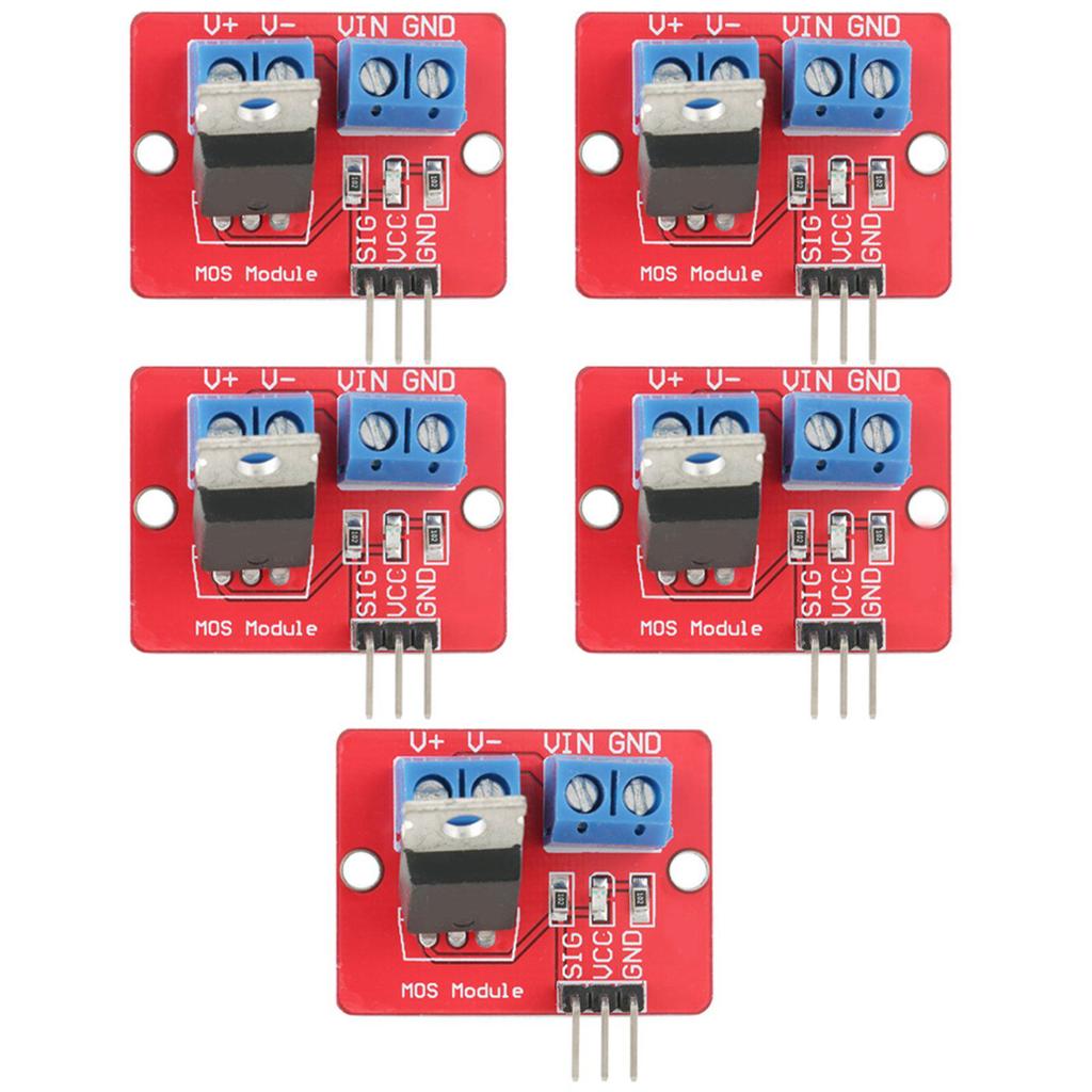 5pcs 3.3V5V MOSFET Driver Modules PWM Output Driving Boards Output 0?24V