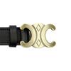 Women's Leather Belt with a Stylish Gregorio Buckle