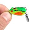3cm 3.2g Ray Frogs Crankbait Lures PVC Frogs Lures Soft Frogs Baits for Blackfish Fishing Lures with Double Hook & Blade