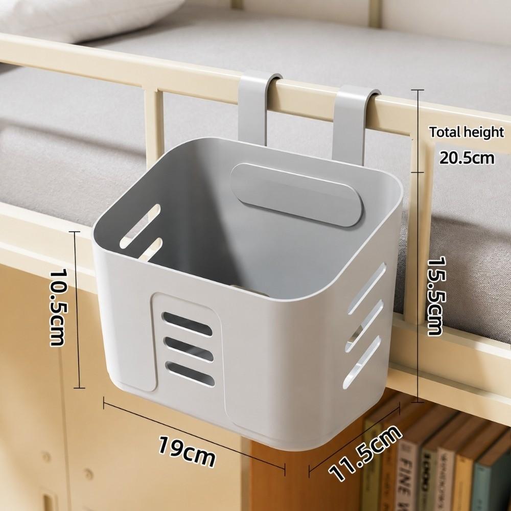 Hollow Vented Kitchen Storage Basket Wall Mounted Bedside Organizer New Hanging Basket Bathroom