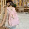 Korean version of polka dot schoolbag female college student simple cute girl backpack junior high school girl small fresh backpack tide