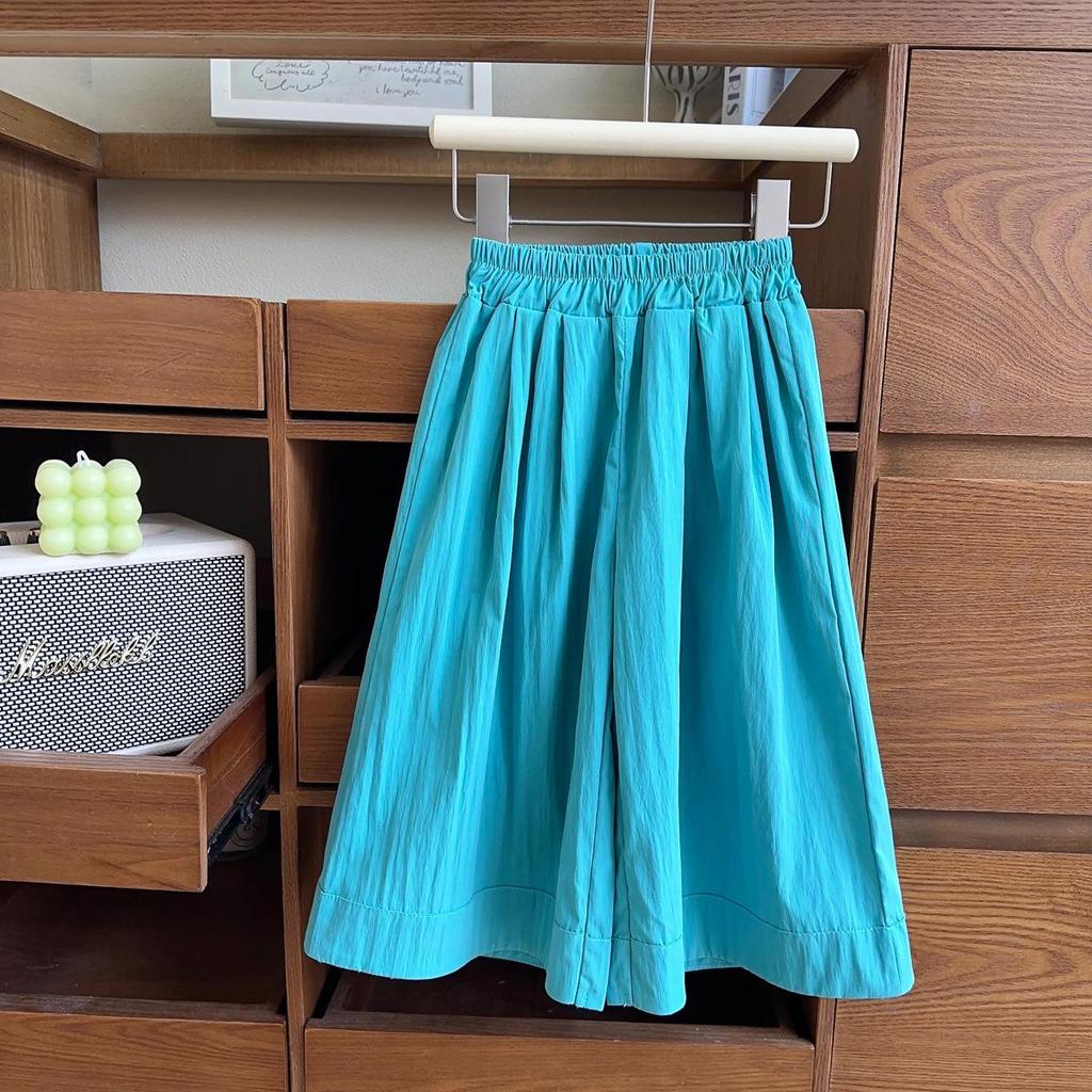 Girls' Sleeveless Korean-Style Vest & Long Pants Set