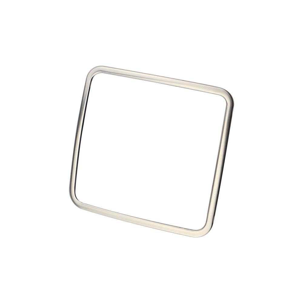 Car Chrome Headlight Switch Circle Trim Cover Stickers for Renault Koleos 2017-2022 for Samsung QM6 2017-2022 LHD Accessories