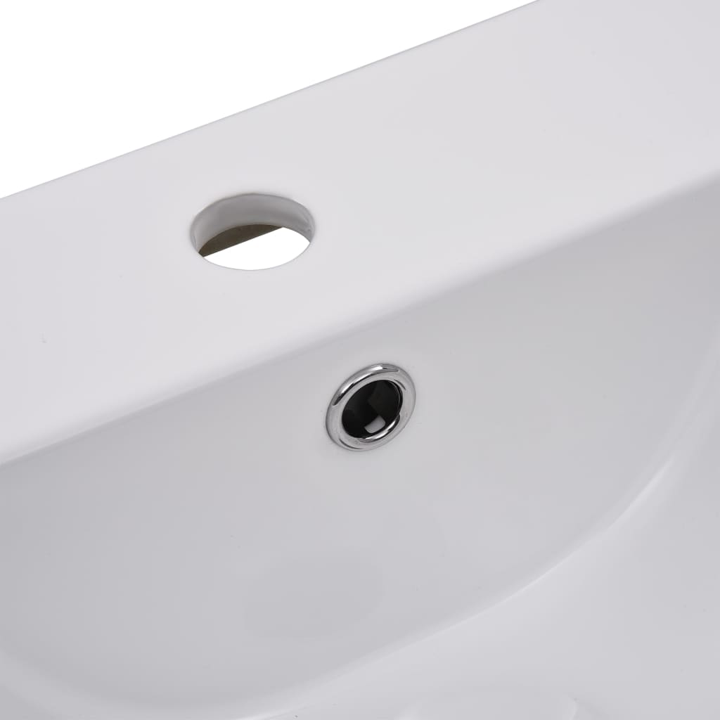 Bathroom Furniture Set White Particleboard