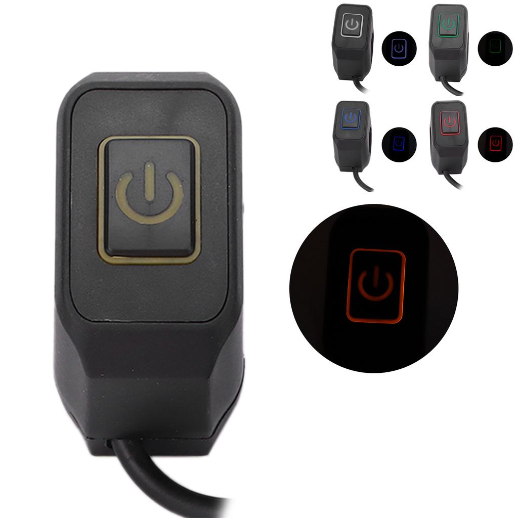 22mm Motorrad Lenker Schalter Control Taste Wasserdicht für Scheinwerfer
