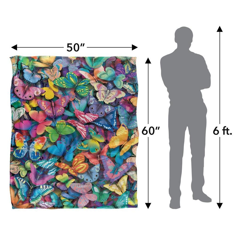 Royce McClure Butterfly Magic Silky Supersoft Blanket