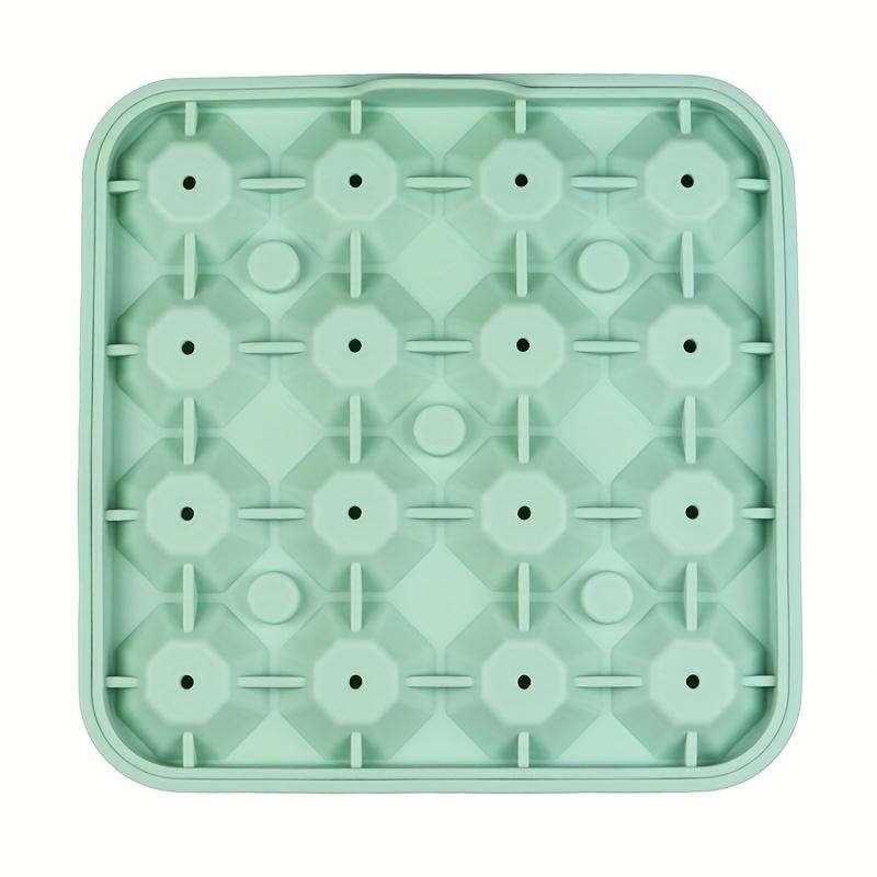 16 Cavity Mini Diamond Ice Cube Tray Silicone Mold With Lid Stackable Easy Release Small Ice Maker Home Bar And Cocktail Drinks