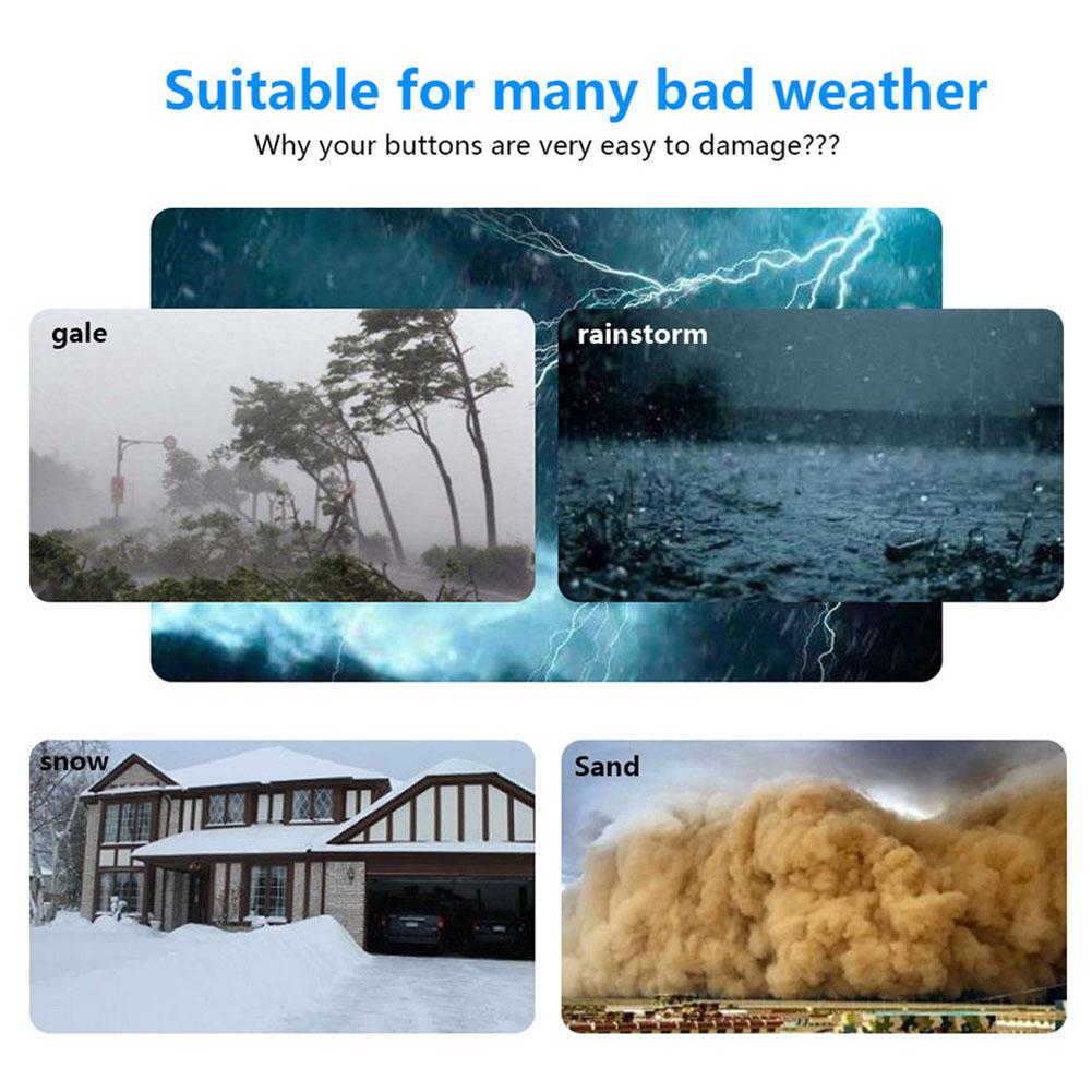 Easy Installation Weatherproof Doorbell Cover Impact-Resistant Cover Weatherproof Doorbell Cover Blend With Home Decor