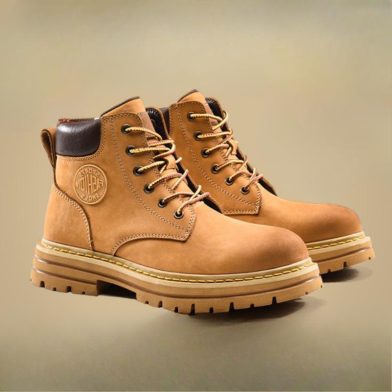 

Увеличивающие рост Зимние ботинки на толстой подошве для улицы и рабочая обувь 40 жёлтый